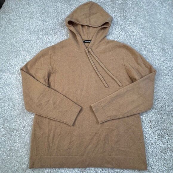 Naadam Off Duty Cashmere Sweater Hoodie Camel Beige - Picture 3 of 10